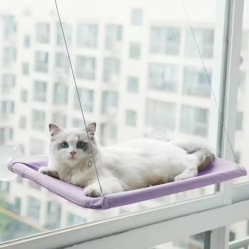 Cat Window Perch - Hammock Jendela Kucing Dengan Suction Cup