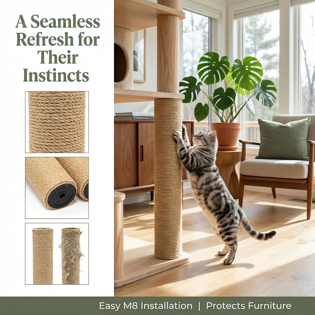 Cat Window Perch - Pengganti Tiang Garukan Kucing DIY, Aksesoris