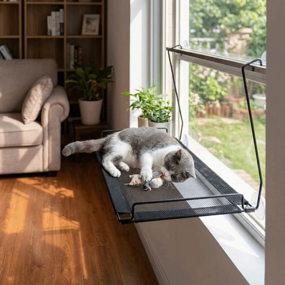 Tempat Tidur Kucing di Jendela - Cat Window Perch ulasan dan harga